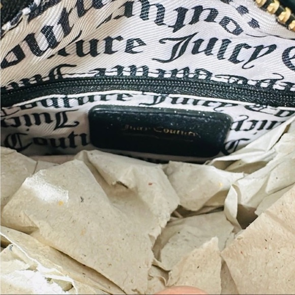 NWT Juicy Couture Black Liquorice Obsession Satchel $99 - Picture 7 of 7